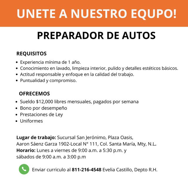 Preparador de Autos